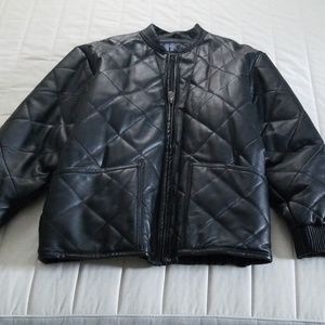 Men's Diamond Stitched Bomber Jacket